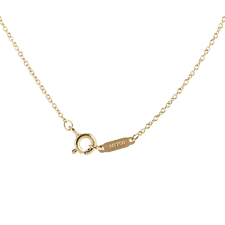 tiffany & co.(蒂芙尼) 18k金atlas系列镂空吊坠项链