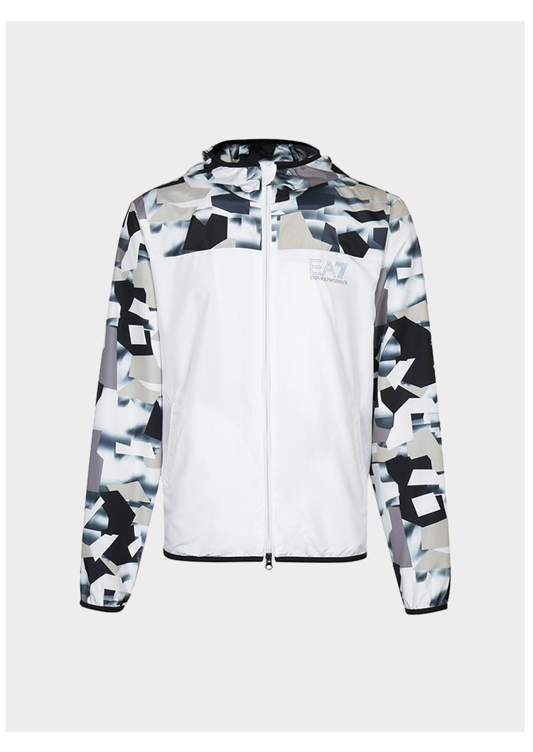 ea7/ea7 白色 男士迷彩拉链冲锋衣 3gpb05-pn28z-2117 19年春夏