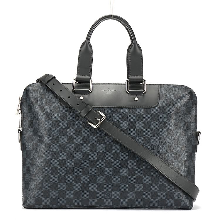 louis vuitton(路易威登) #经典款灰色棋盘格男士公文包