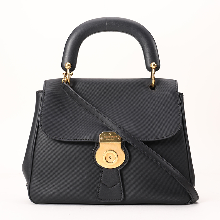 【BURBERRY博柏利 手提包】BURBERRY(博柏利) 黑色皮质DK88大号两用包【正品 价格 图片】 - 寺库网