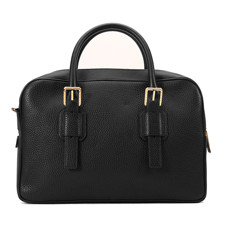 stefano ricci(史蒂芬劳.尼治) #黑色皮质金色老鹰头装饰男士公文包