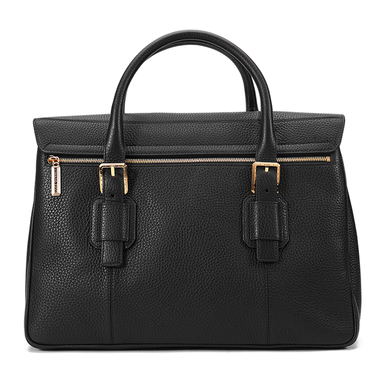 stefano ricci(史蒂芬劳.尼治) #黑色皮质金色老鹰头装饰男士公文包