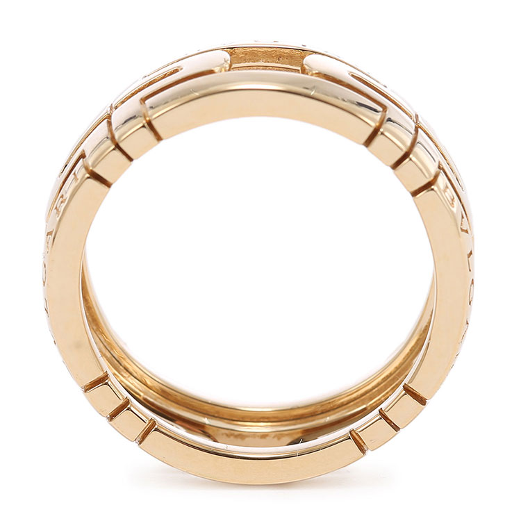 bvlgari(宝格丽) parentesi系列18k金镂空戒指54