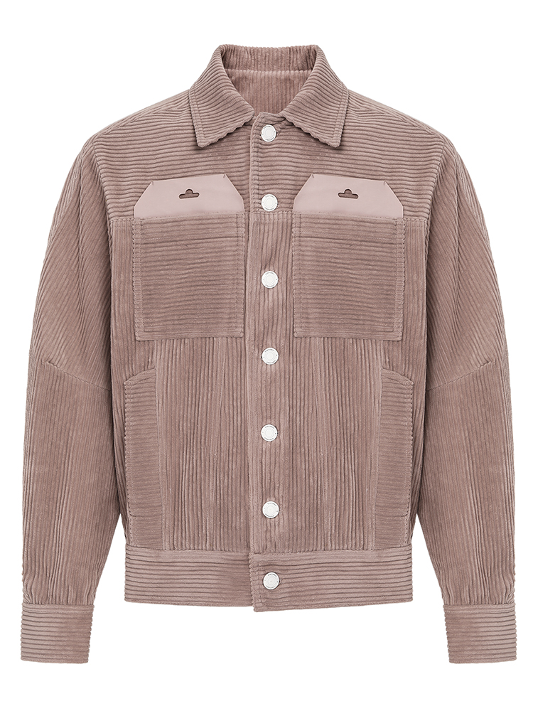 staffonly 后背包工装夹克 实物为粉色