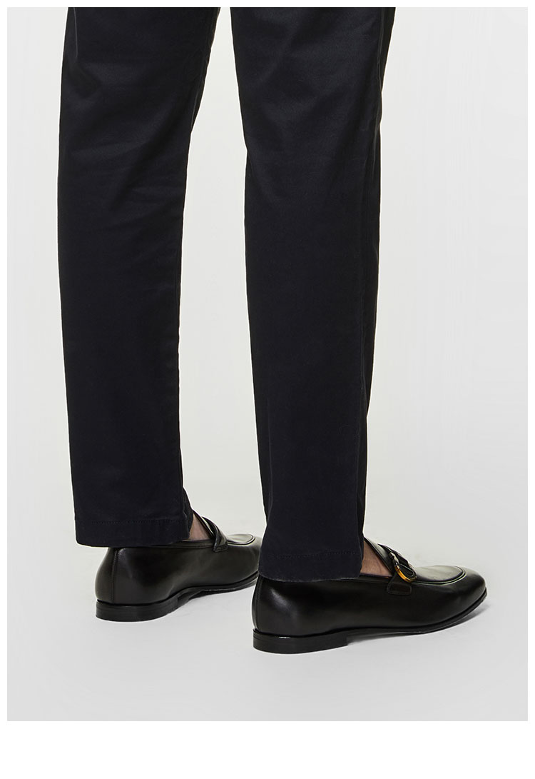 salvatore ferragamo/菲拉格慕 黑色 男士gancini乐福鞋