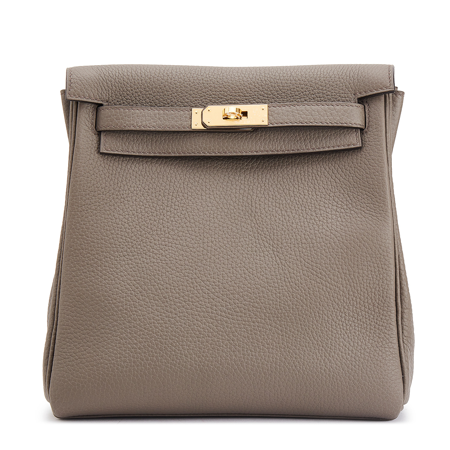 hermes(爱马仕) kelly ado系列灰色双肩包d刻