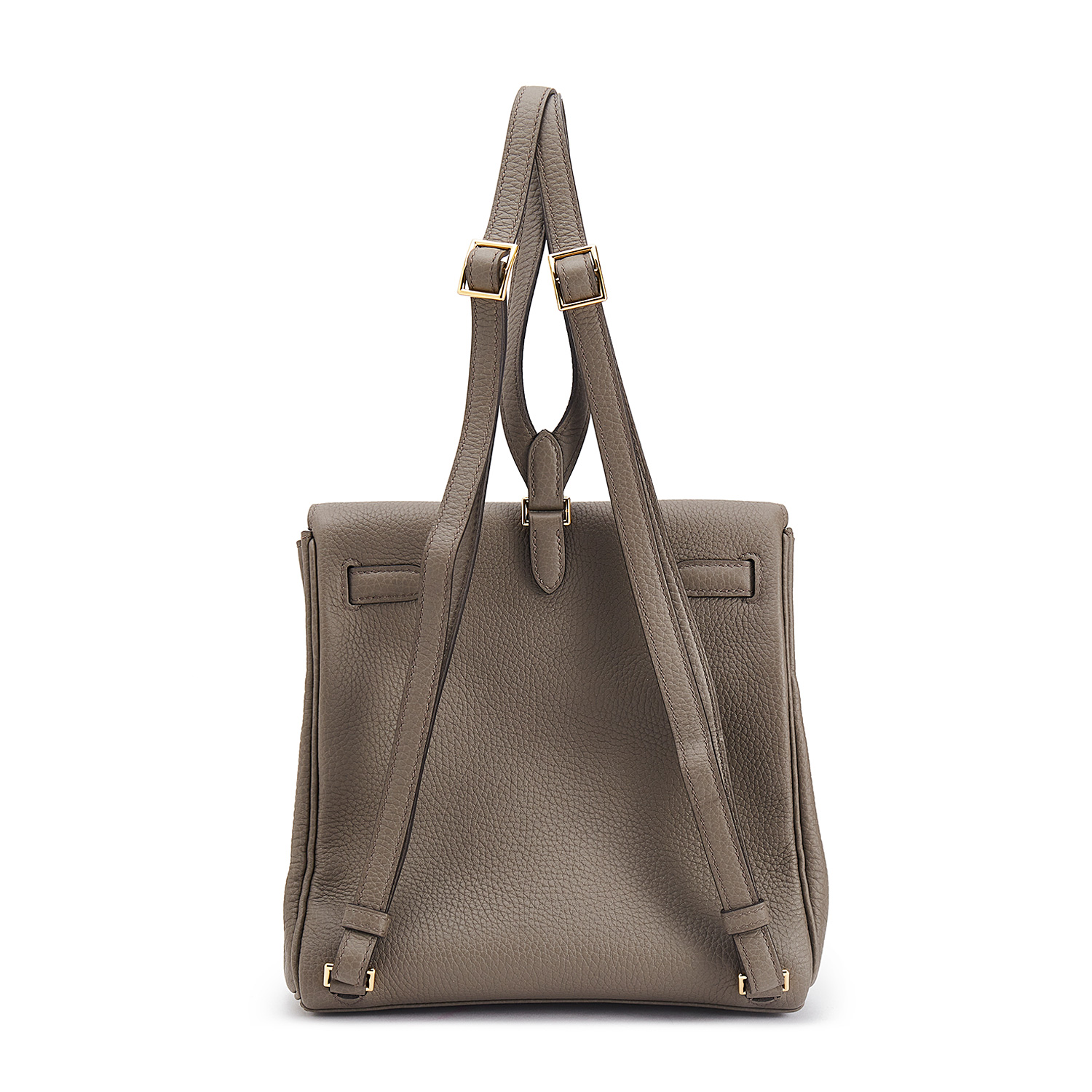 hermes(爱马仕) kelly ado系列灰色双肩包d刻