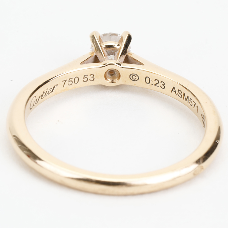 cartier(卡地亚) 18k金钻戒