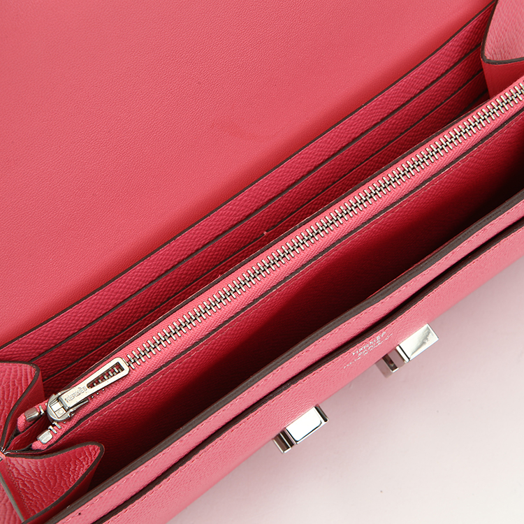 【hermes爱马仕 钱包】hermes(爱马仕) 经典款constance系列女士粉色