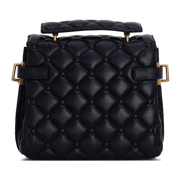 balmain/巴尔曼 黑色 女士bbuzz 23绗缝饰手提包 un1s495lnpw 20年
