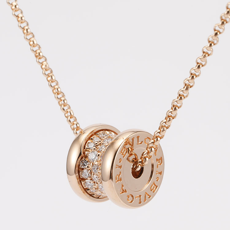 bvlgari(宝格丽) b.zero1系列18k金镶钻项链