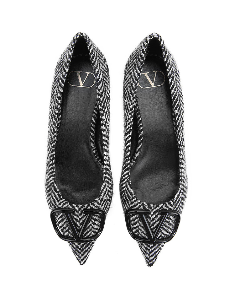 valentino garavani/华伦天奴 女士vlogo signature芭蕾平底鞋 uw0s0