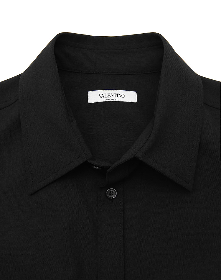 valentino/华伦天奴 男士口袋饰长袖衬衫 uv0abf206v60no 20年秋冬
