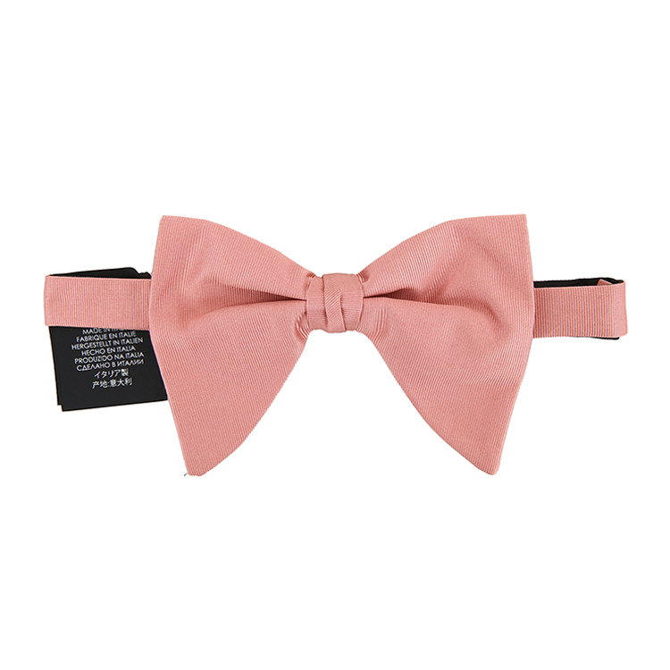 gucci(古驰) #粉色条纹暗格领结 12*7cm