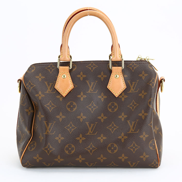 louis vuitton(路易威登) #經典款speedy25老花兩用包(配肩帶)