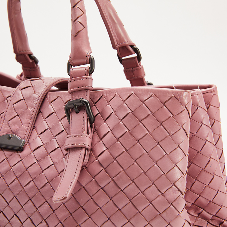 bottega veneta(葆蝶家) 粉色皮质单肩包