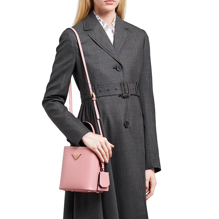 prada/普拉达 女士prada panier saffiano皮革水桶包 1ba217_2erx_v