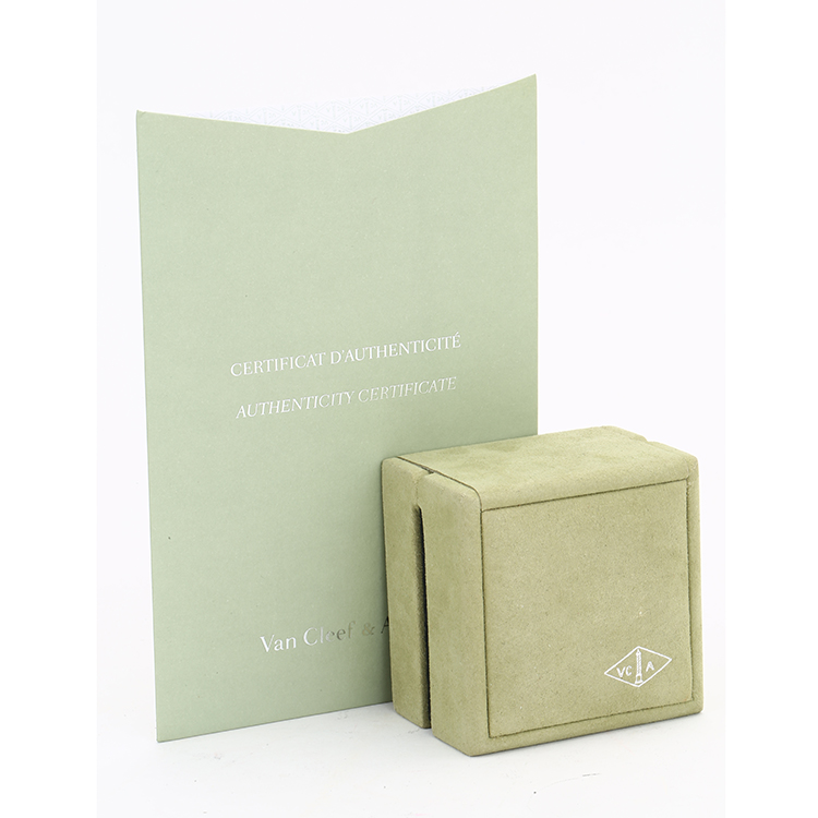 van cleef arpels(梵克雅宝#限量款四叶草镶钻女士项链
