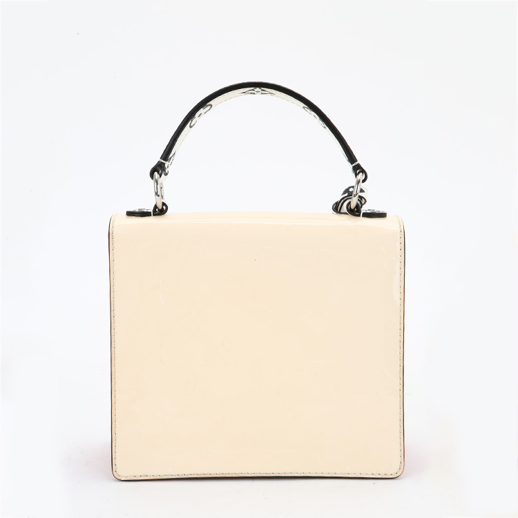 louis vuitton(路易威登) #spring street奶白色漆皮女士手提两用包