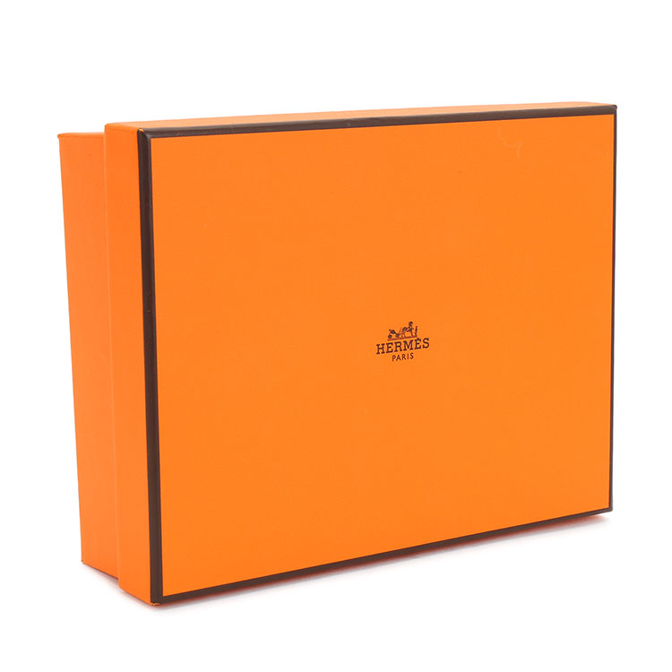 hermes(爱马仕) #棕色银扣腰包