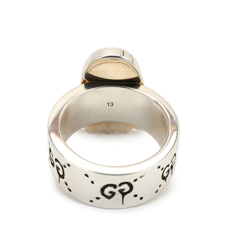 gucci(古驰) #925银双g戒指 13码