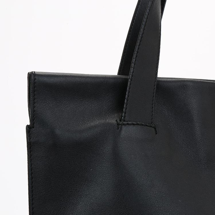 loewe(罗意威) #黑色皮质单肩购物袋