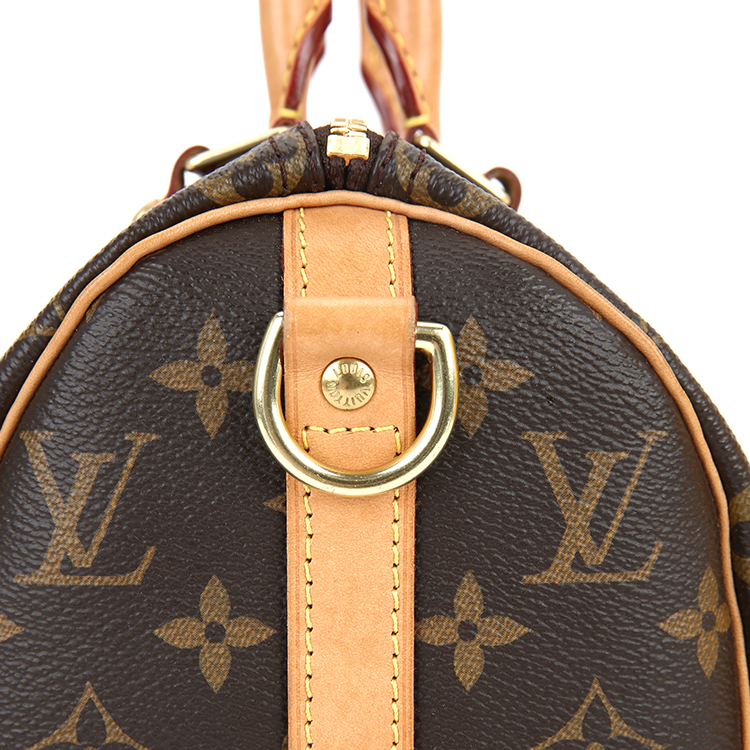 louis vuitton(路易威登) #经典款speedy25系列女士老花色两用包(配