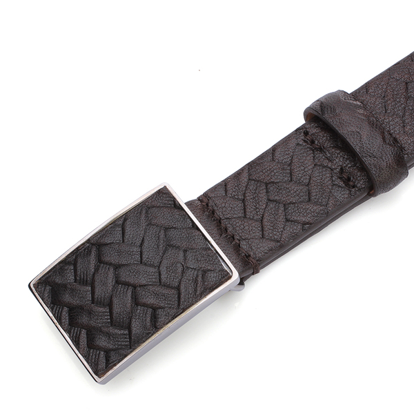 giorgio armani/乔治阿玛尼男士牛皮腰带 深咖啡色 105cm