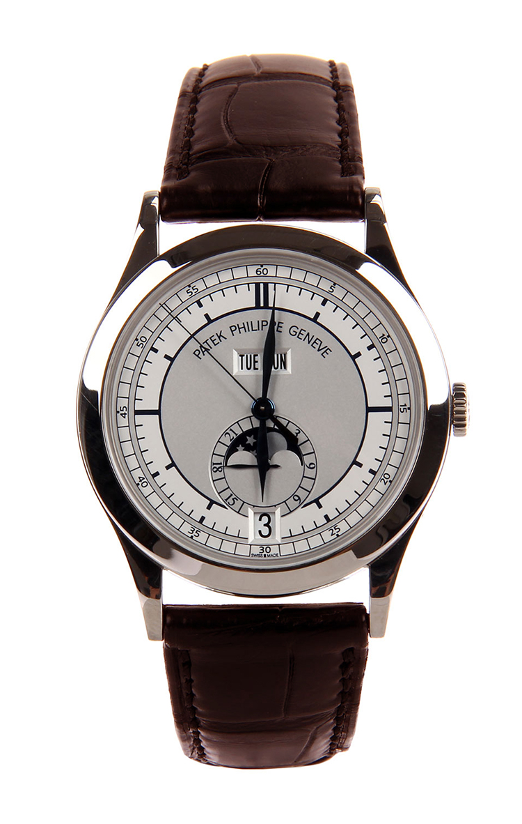 patek philippe(百达翡丽) calatrava系列男士自动年历机械腕表