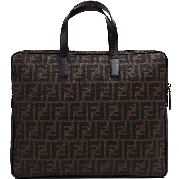 fendi/芬迪 男士真皮公文包手提包电脑包7va345 b0w