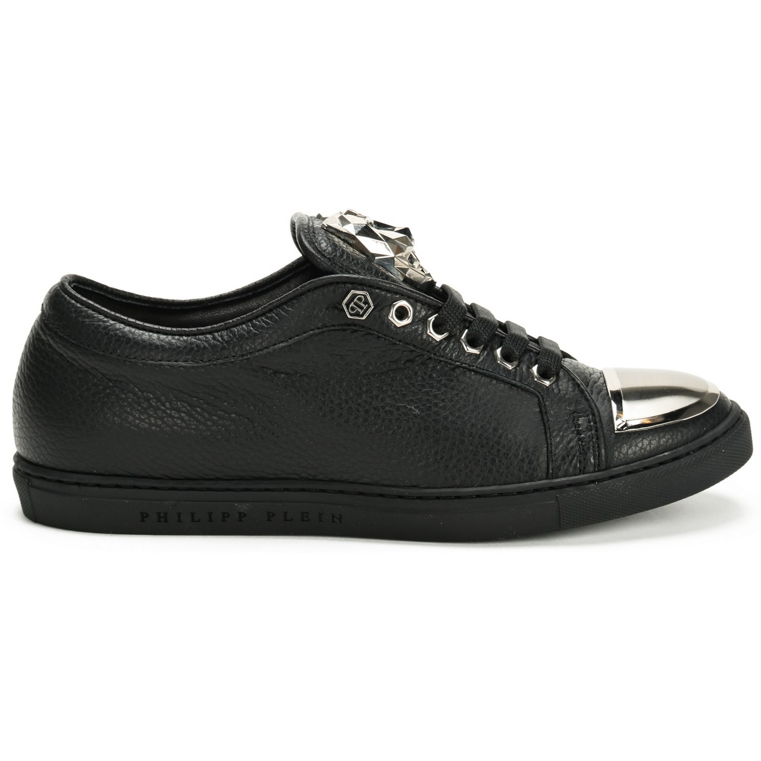 philipp plein/菲利普·普兰 银色黑豹头女士运动鞋36
