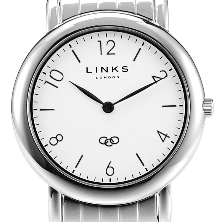 links of london/links of london noble slim s sts/wht/blt手表