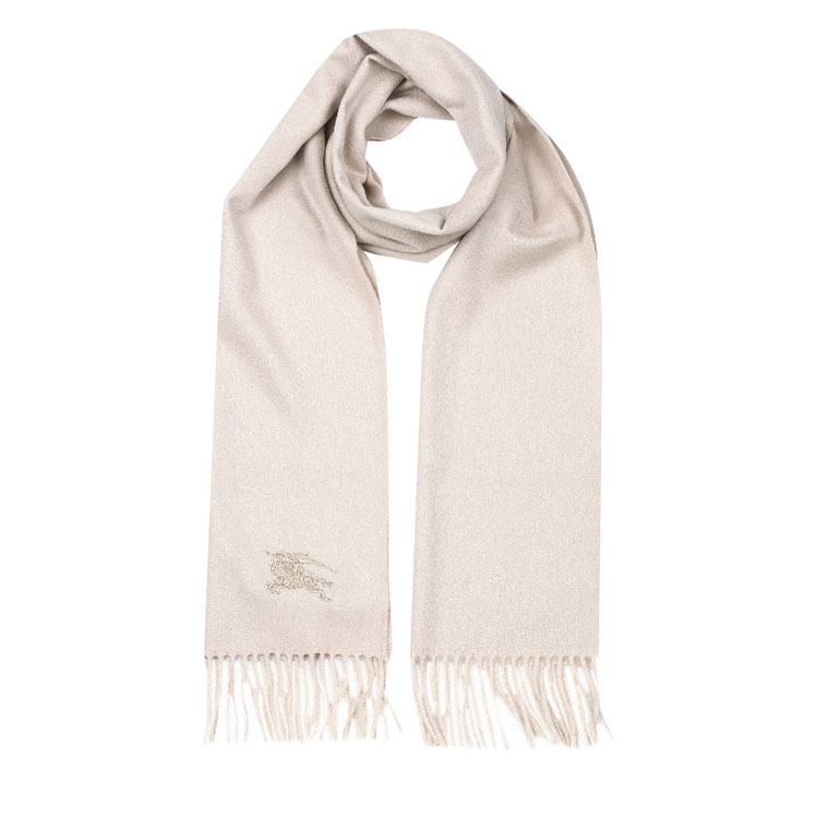 burberry/博柏利 中性男女通用款纯色羊绒围巾 3923473 石色