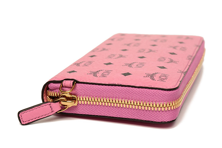 mcm/mcm 经典logo印花图案拉链钱包