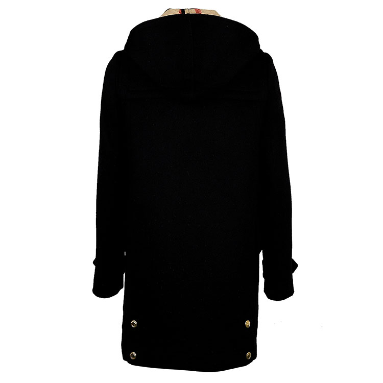 burberry/博柏利 女士黑色羊角大衣羊毛外套 3915587 女士外套