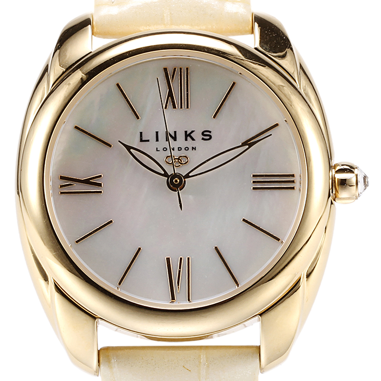 links of london/links of londonbloomsbury ygp/wht/tan手表