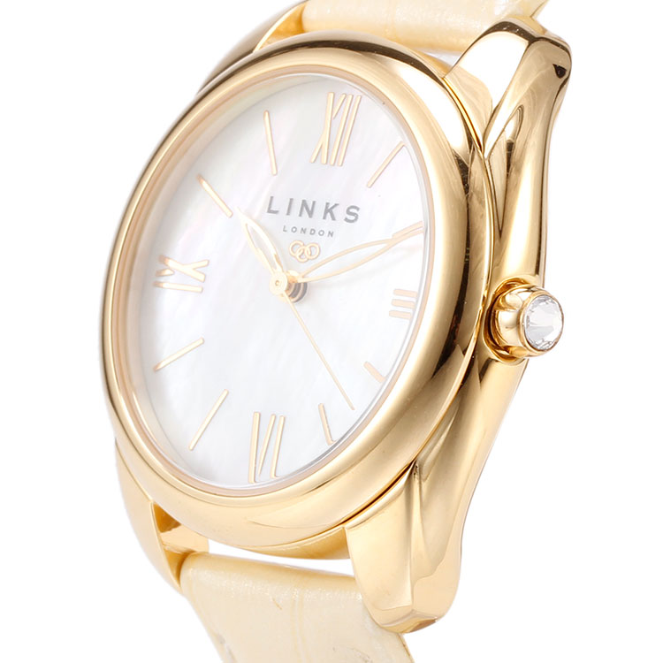 links of london/links of londonbloomsbury ygp/wht/tan手表