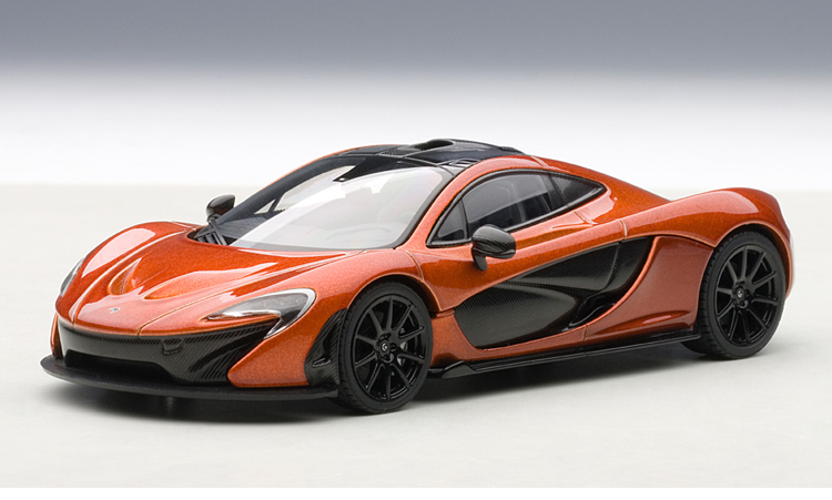 奥图亚autoart 1:43 迈凯伦p1 超级跑车 合金高仿真静态汽车模型 桔色