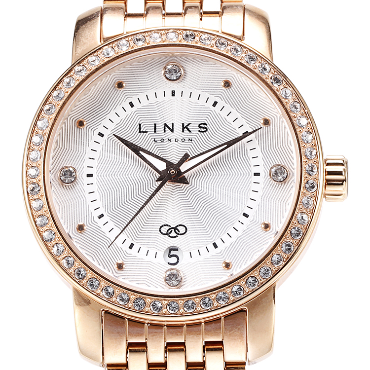 of london/links of london mayfair rgp/wht/blt/cry手表【正品 价格