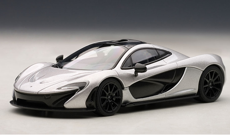 奥图亚autoart 1:43 迈凯伦p1 超级跑车 合金高仿真静态汽车模型 银色