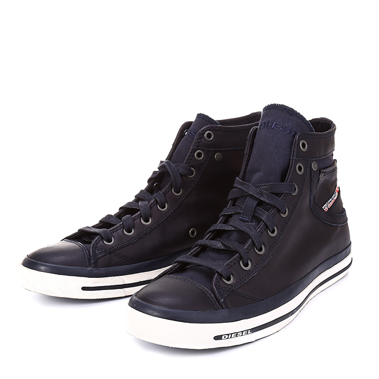diesel/迪赛 男士休闲鞋66%牛皮 34%棉