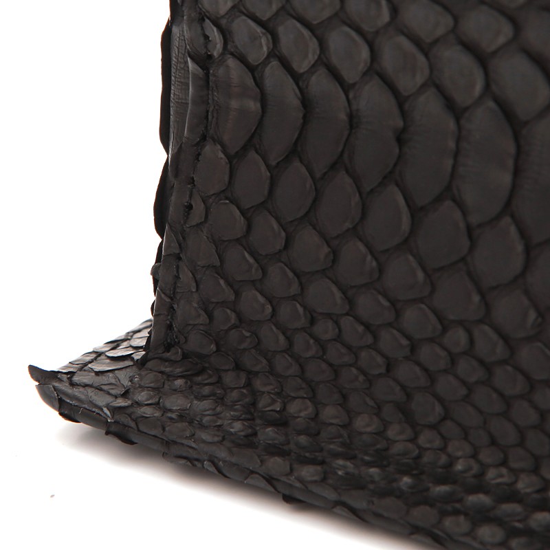 lemasque/lemasque 黑色蛇皮单肩包