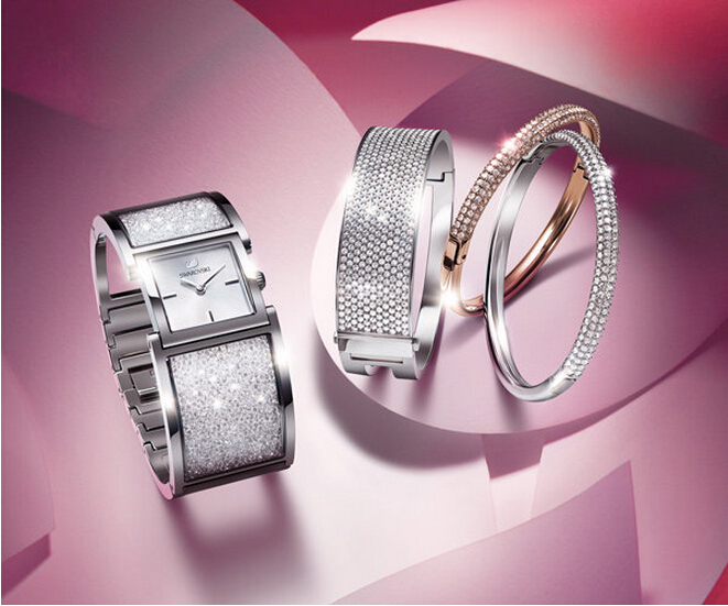 swarovski/施华洛世奇 玫瑰金水晶手镯 5032849