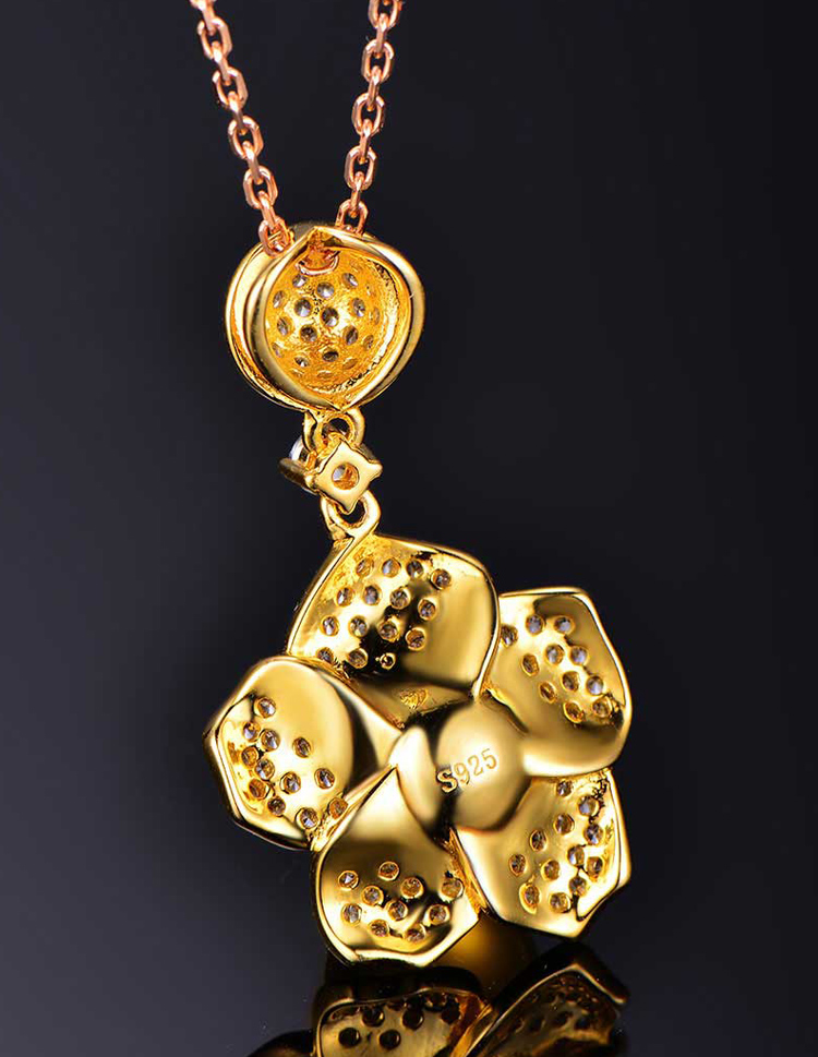 taijinjia/泰金嘉 s925银镶蓝珀吊坠