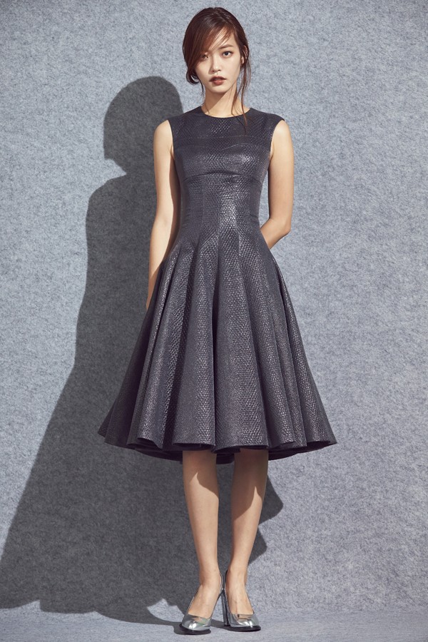 avouavou/avouavou grey full dress 灰色时髦连衣裙