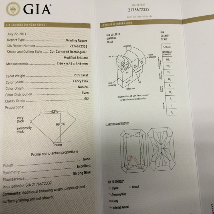 05克拉天然粉鑽 gia證書 成品粉鑽戒指