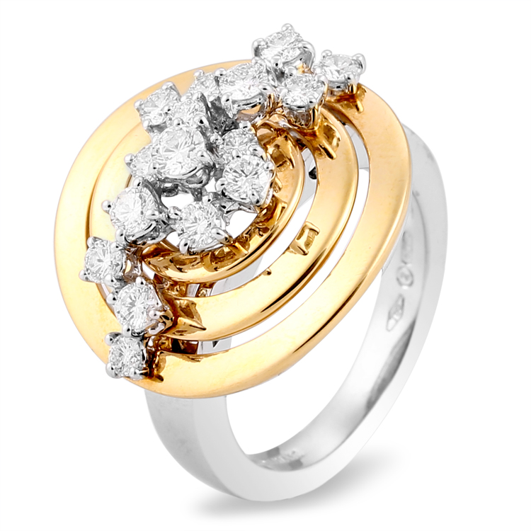 damiani/玳美雅 戒指/指环 18k金带钻