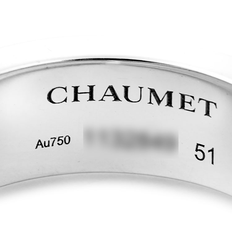 chaumet/尚美 戒指/指环18k白金带钻