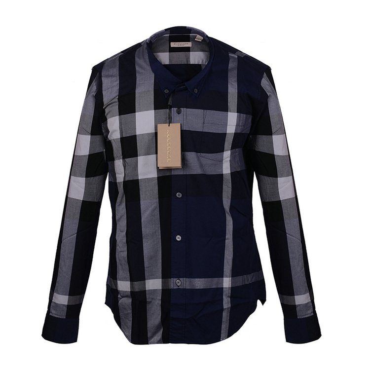 burberry/博柏利 男士衬衫长袖纯棉