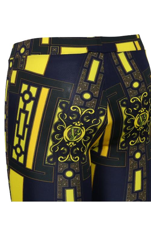 versace jeans/範思哲牛仔 女士褲子花紋打底褲d5hmb152 17848 600